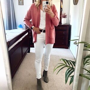 Abercrombie & Fitch White High Rise The Super Skinny Jeans